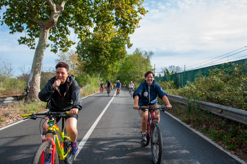 La via Ostiense ciclabile: si conclude la settimana europea della mobilit